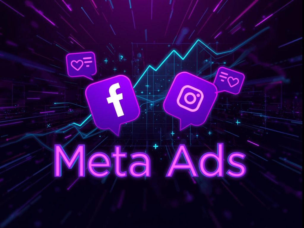 Meta ad for online growth